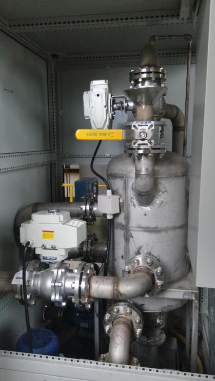 小型凝汽器胶球清洗集成系统